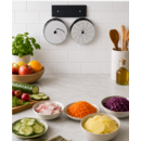 Wall mounted disc rack for 8 Magimix Discs