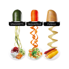 Magimix Spiralizer Vegetable Spaghetti Tagliatelle Fusilli